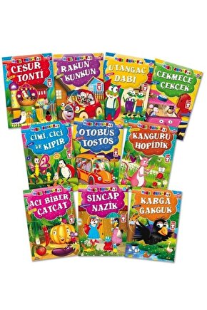 Okul Öncesi Mini Masallar Serisi 2. Set -10 Kitap