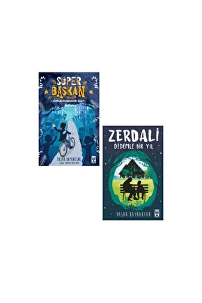 Yaşar Bayraktar 2 Kitap Set - Süper Başkan - Zerdali Dedemle Bir Yıl