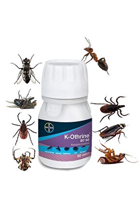 K-othrine Haşere Ilacı 50 ml Sivrisinek Karasinek Hamamböceği Kene Ve Akreplere Etkili