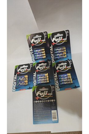 Fujicell 6x4=24 Ad Alkalin Ince Kumanda Pili Lr03 Aaa 1,5 Volt
