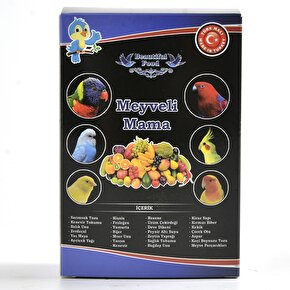Beautiful Food Meyveli - Kuş Maması Kuş Yemi 250 Gr. + Hediyeli