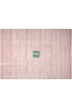 Çam Halı Emboss Jr10 Pembe - %100 Doğal (yün+viskon)