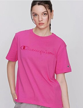 Champion Kadın Basic Crewneck T-Shirt 116058-PS025