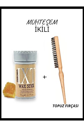 Hair Wax Stick 75gr - Saç Sabitleyici Berberstıckwax Topuz Fırçası