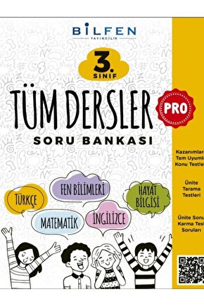 Pro 3. Sınıf Tüm Dersler Soru Bankası	yeni Kapak