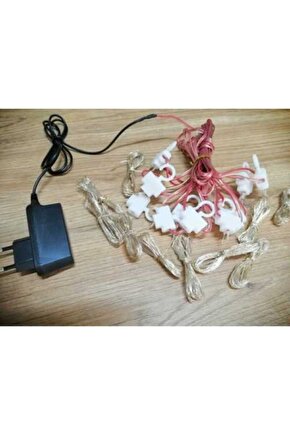 Kumandalı Animasyonlu Perde Süsleme Ledi Usb Peri Led 3m X 3m 300 Adet Led Işıklandırma Sarı