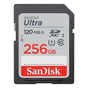 Sandisk Ultra 256GB 120MBs SDXC Hafıza Kartı SDSDUN4-256G-GN6IN