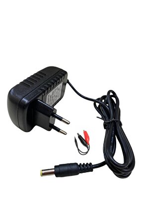 6 Volt Akü Şarj Adaptörü Maşalı 6v2a 6v5a 6v7a 6v12a Şarj Edebilme Özelliği Pil Batarya Şarz