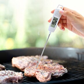 Termometre Sıvı Gıda Et Su Yiyecek Sıcaklık Ölçer
