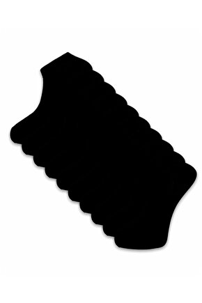 1. Kalite Erkek Siyah Patik Çorap Seti 10lu