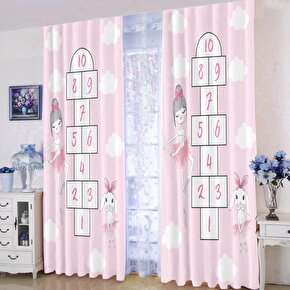 Balerin 140x260 Çocuk Odası Fon Perde