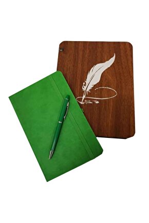 Ahşap Kutulu Hediyelik Vip Set Dekoratif Hediyelik