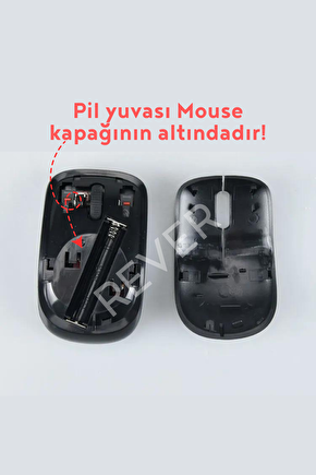 Rever Kablosuz Klavye Mouse Seti Smart TV + Laptop + PC Uyumlu Wireless