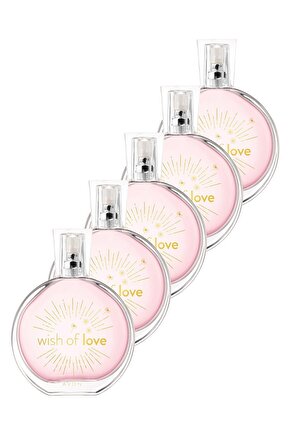 Avon Wish Of Love Kadın Parfüm Edt 50 Ml 5li Set