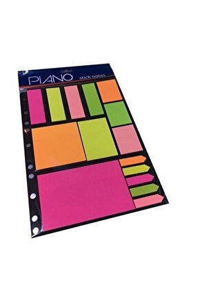 Pıano Stick Notes Yapışkanlı Notluk Takımı (BÜYÜK) Index