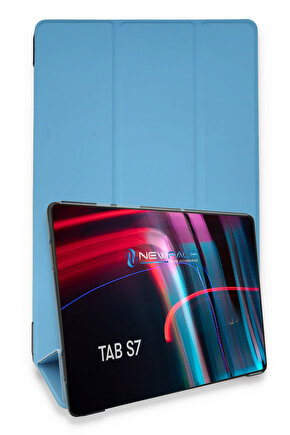 Newface Samsung Galaxy T870 Tab S7 11 Kılıf Tablet Smart Kılıf - Mavi
