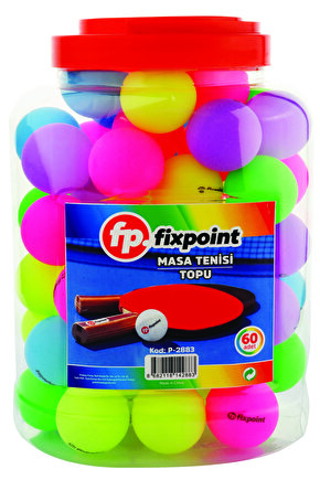 Pinpon Masa Tenis Topu 60lı Renkli