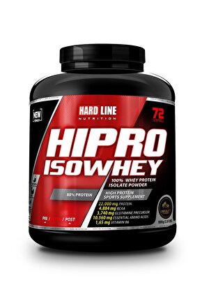 Hipro Isowhey 1800 gr Çikolata Çikolatalı Protein Tozu Şekersiz