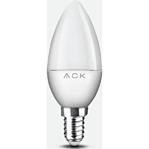 Ack AA09-00710 7W Günışığı 575 Lümen 3000K E14 Duylu Led Buji Ampul