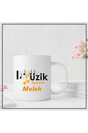 Müzik Öğretmeni Melek Hediye Kupa Bardak