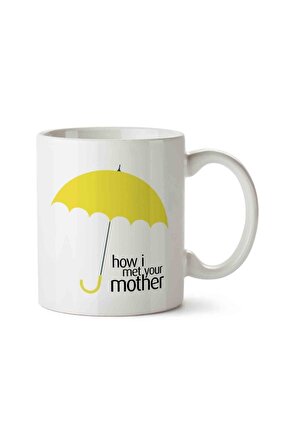 How I Met Your Mother Temalı Beyaz Kupa Bardak Porselen