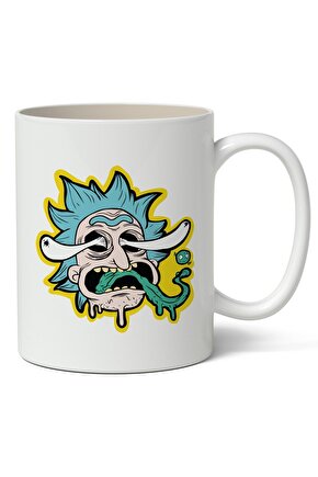 Rick And Morty Temalı Kupa Bardak - Sevgiliye Arkadaşa Hediye