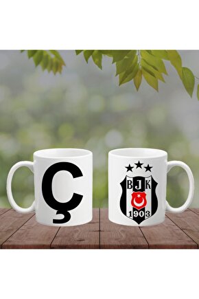 Ç Harfli Beşiktaş Logolu Kupa Bardak