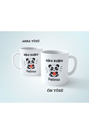 Panda Tasarımlı Kişiye Özel Kupa Bardak