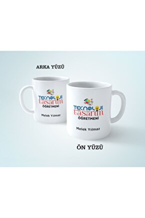 Teknoloji Tasarım Öğretmeni Tasarımlı Kupa Bardak