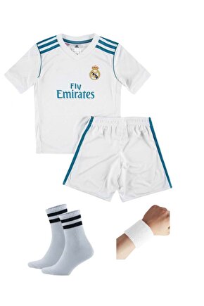 Realmadrid Ronaldo Kiev Futbol Çocuk Forması 4Lü Set (T-SHİRT)