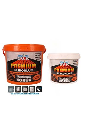 Avantajlı Izolasyon Paketi Uv-k Premium Silikonlu Su Izolasyon Boyası 16 Kg