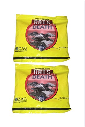 Rats Death Pasta Fare Zehiri 2 Adet 100gr yeni Taze Ürünskt 02.2025