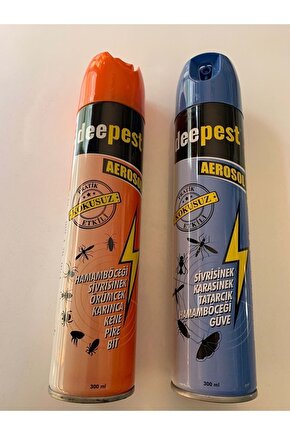 Kokusuz Deepest Sinek Aerosol 300 ml Deepest Böcek Aerosol 300 ml