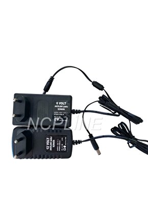 12 VOLT -6 VOLT AKÜ ŞARJ ADAPTÖRÜ ALETİ BİRLİKTE