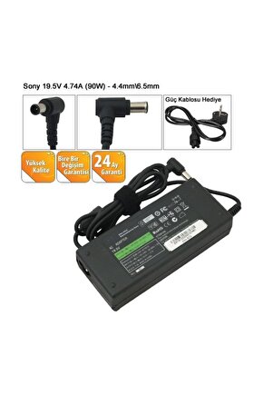 Retro  19.5v 4.7a 90w Vgp-ac19v42 Notebook Adaptör Rna-sn10