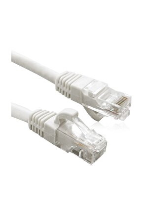 20 Metrelik Cat6 Lan Fabrikasyon Internet Data Kablosu(ethernet Modem Rj45 Uçlu Jacklı Network Adsl)