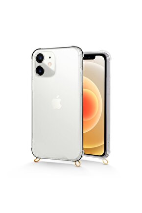 Iphone 12 Mini Uyumlu Kapak Hip Boyun Askılı Koruma Kılıfı