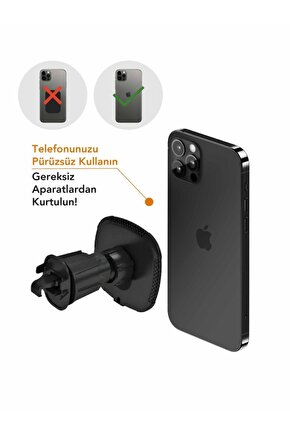 Mini ve Mıknatıssız Araç İçi Telefon Tutucu