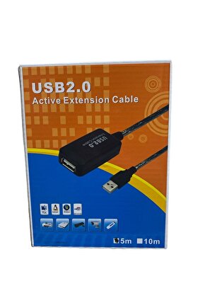 Usb 2.0 Uzatma Kablosu 5 Metre De Veri Kayıpsız