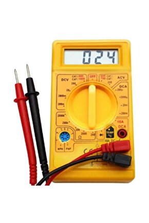 Multimetre Multimeter Buzzer Lı Digital Dijital Ölçü