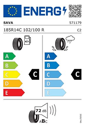 185R14C 102100R TRENTA 2 - SAVA