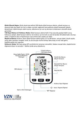 Bp-2206 Bilekten Otomatik Digital Tansiyon Aleti (5 Yıl Garantili)