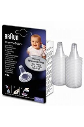 Braun LF 40 Termometre Yedek Filtresi 40 Adet Orijinal