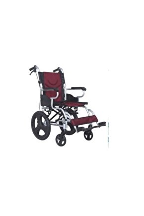 atlanabilir Sırtlı Alüminyum Tekerlekli Sandalye KY862LABJ-16-46 Cm