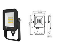 İnoled 7203-01 30 Watt Egra LED Projektör Beyaz Işık 6500K