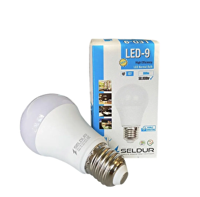 Seldur 9 Watt E27 Günışığı Led Ampul