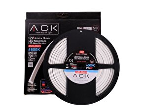 Ack AS03-00603 12V Neon Led Hortum Beyaz 5 Metre