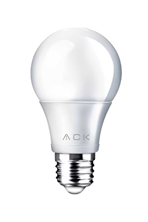 ACK 9W A60 Led Ampul E27 Beyaz Işık