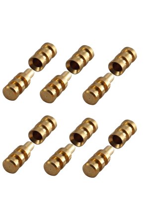 6 ADET Metal, Çap 8.0 mm X 30 mm Açılır Masa Sabitleme Pimi ve Somunu