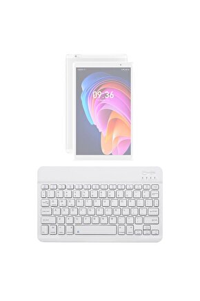 Vorcom SXPro Uyumlu SwiftKey-BM 500 Beyaz Kablosuz Bluetooth Tablet Klavyesi  Uyumlu